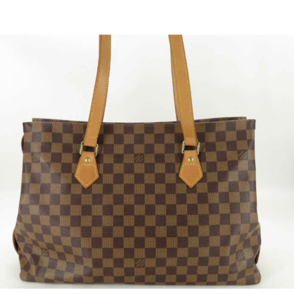 100% Auth LOUIS VUITTON DAMIER COLUMBINE Tote Bag - Picture 3 of 8